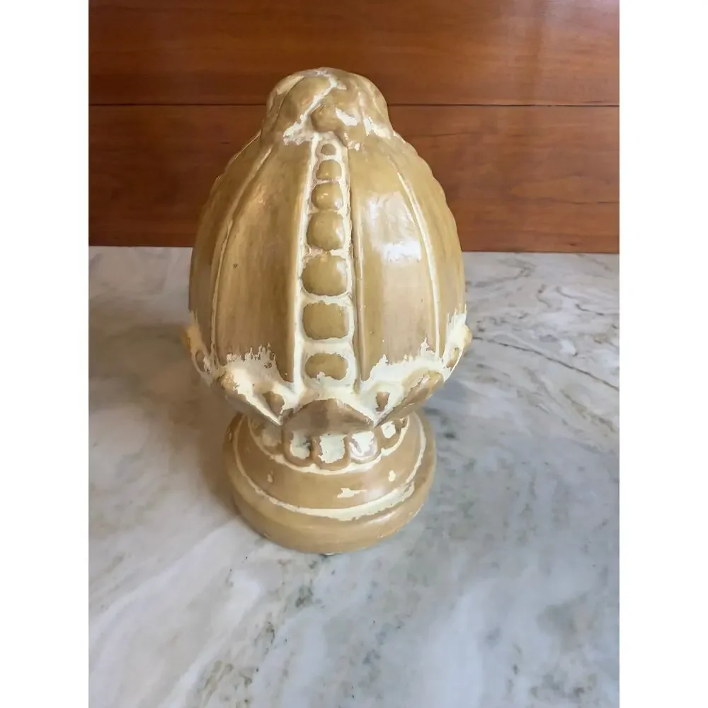 Small Ceramic Acorn Artichoke Mantel Decor